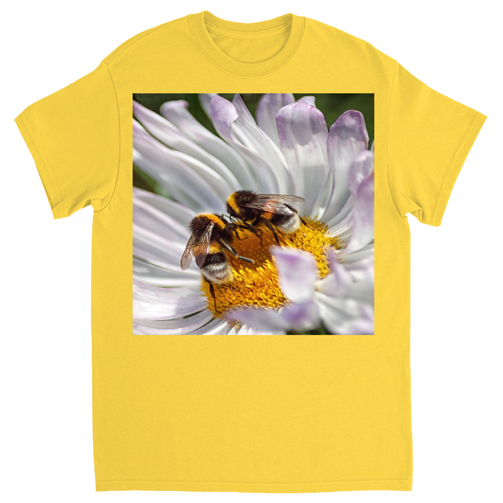 Bees Conspiring Unisex Adult T-Shirt Daisy Shirts & Tops apparel