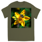 Sun Kissed Bee Unisex Adult T-Shirt Military Green Shirts & Tops apparel