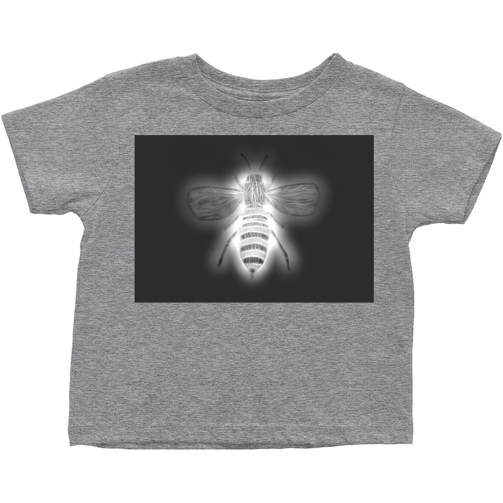 Negative Bee Toddler T-Shirt Heather Grey Baby & Toddler Tops apparel