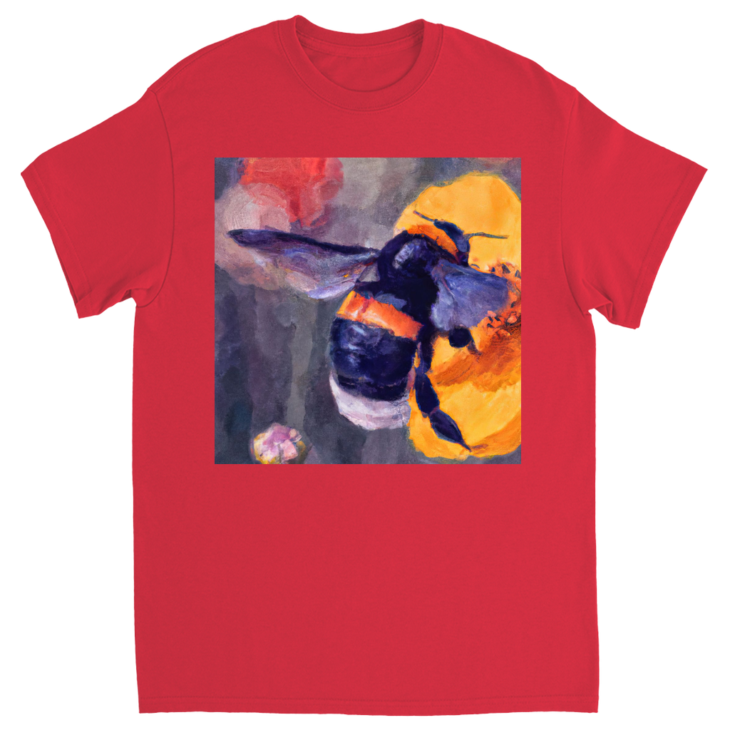 Color Bee 5 Unisex Adult T-Shirt Red Shirts & Tops apparel Color Bee 5