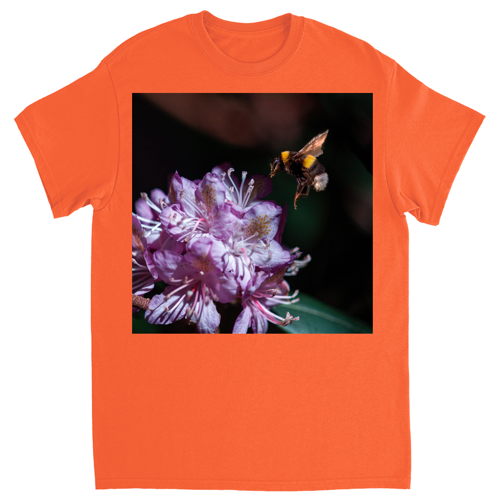 Violet Landing Unisex Adult T-Shirt Orange Shirts & Tops apparel