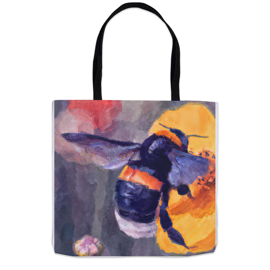 Color Bee 5 Tote Bag Shopping Totes bee tote bag Color Bee 5 gift for bee lover original art tote bag totes zero waste bag
