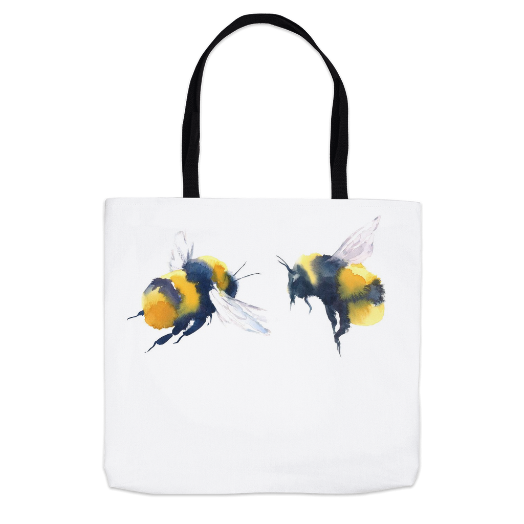 Friendly Flying Bees Tote Bag Shopping Totes bee tote bag gift for bee lover gifts original art tote bag totes zero waste bag