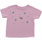 Scratch Drawn Bee Toddler T-Shirt Pink Baby & Toddler Tops apparel Scratch Drawn Bee