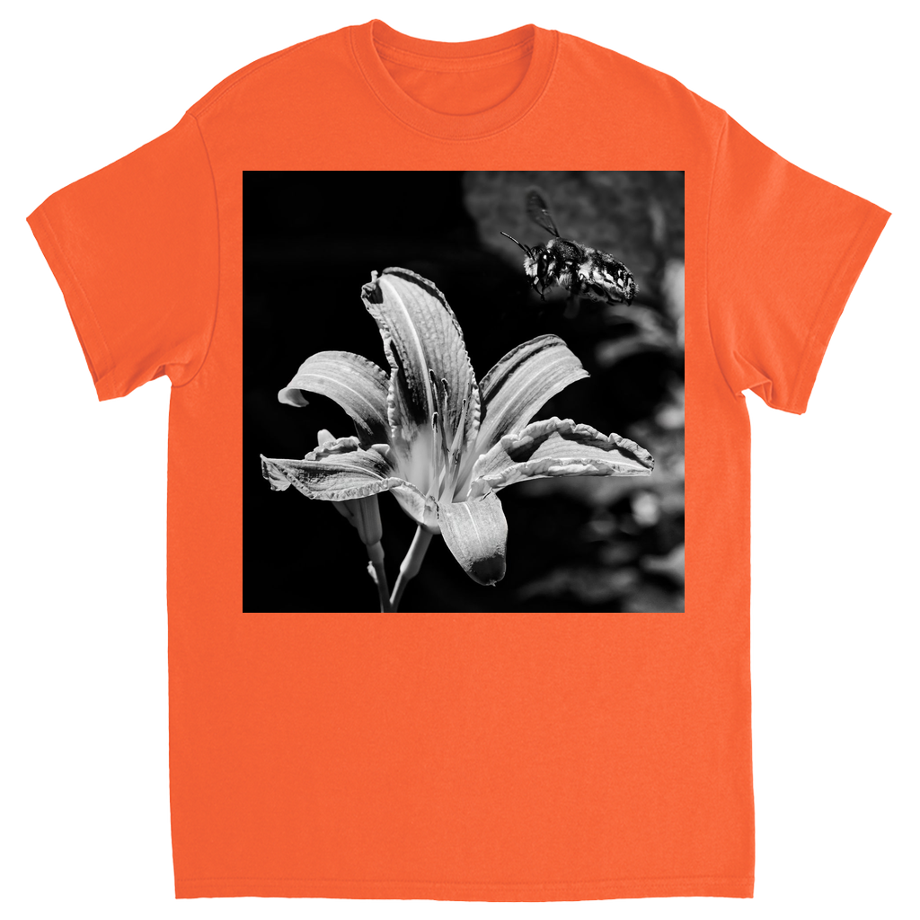 BW Crush Bee Unisex Adult T-Shirt Orange Shirts & Tops apparel