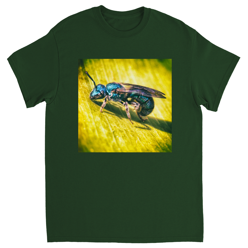 The Green Wonder Bee T-Shirt Forest Green