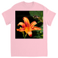Orange Crush Bee Unisex Adult T-Shirt Light Pink Shirts & Tops apparel