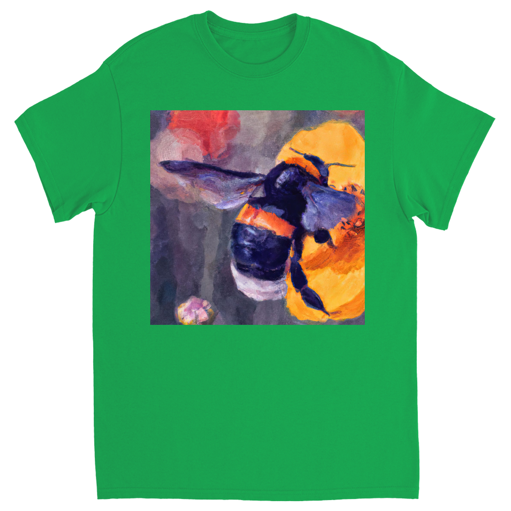 Color Bee 5 Unisex Adult T-Shirt Irish Green Shirts & Tops apparel Color Bee 5
