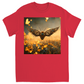 Metal Flying Steampunk Bee Unisex Adult T-Shirt Red Shirts & Tops apparel Metal Flying Steampunk Bee
