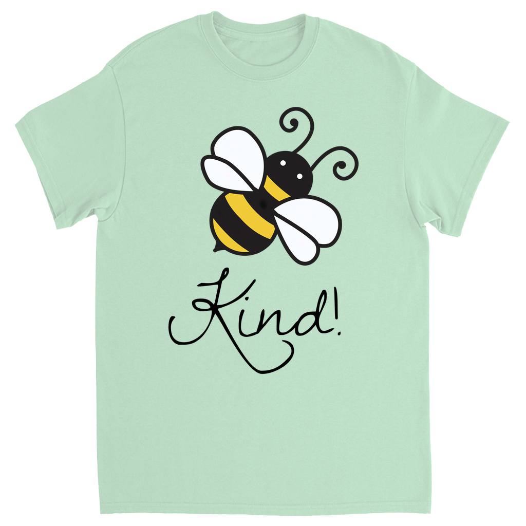 Bee Kind Unisex Adult T-Shirt Mint Shirts & Tops apparel