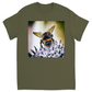 Top of the Dangerous World Bee T-Shirt Military Green