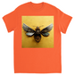 Vintage Metal Bee Unisex Adult T-Shirt Orange Shirts & Tops apparel Steampunk Jewelry Bee