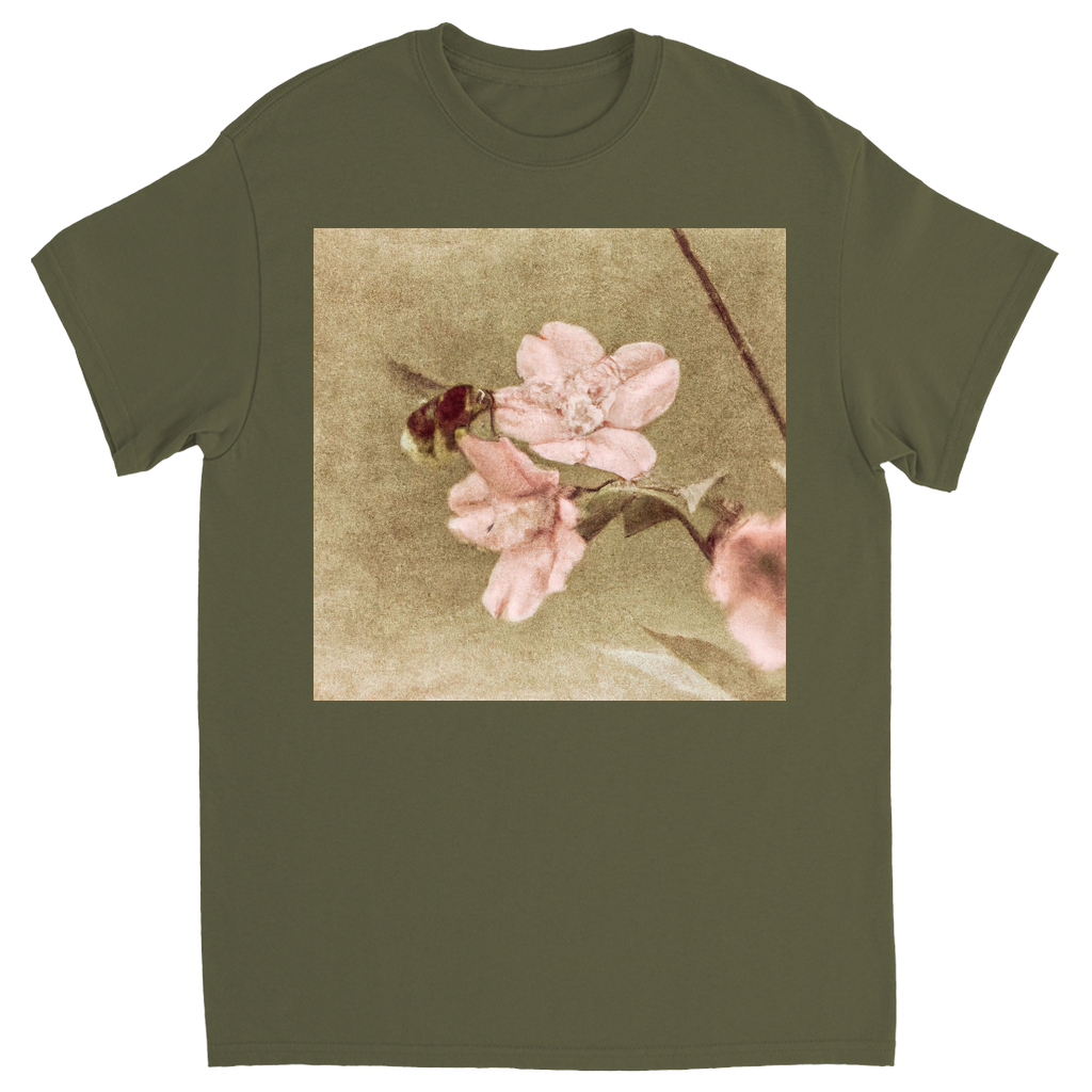 Before Dawn Bee Unisex Adult T-Shirt Military Green Shirts & Tops apparel Before Dawn Bee