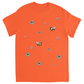 Scratch Drawn Bee Unisex Adult T-Shirt Orange Shirts & Tops apparel Scratch Drawn Bee