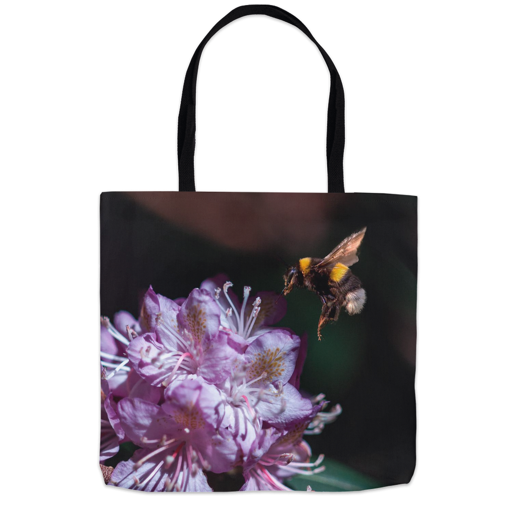 Violet Landing Tote Bag Shopping Totes bee tote bag gift for bee lover gifts original art tote bag totes zero waste bag