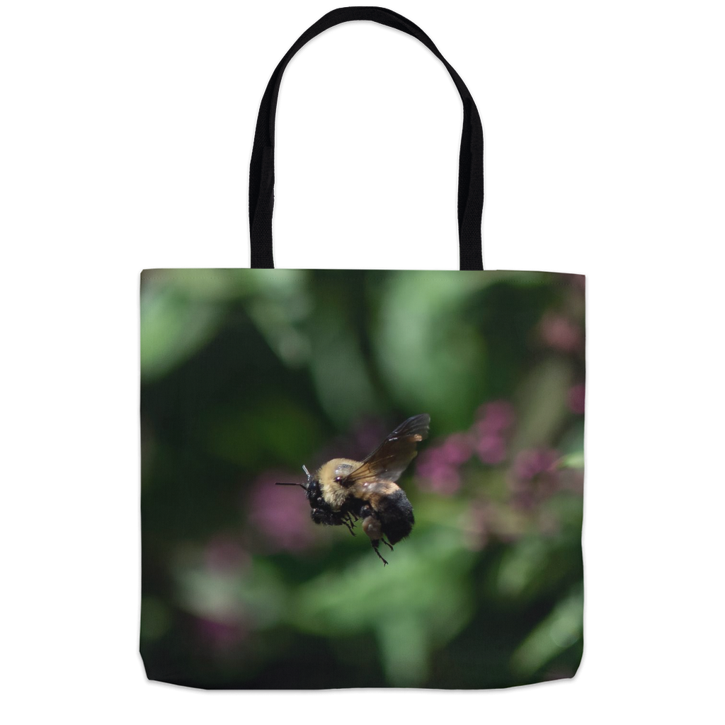 Hovering Bee Tote Bag Shopping Totes bee tote bag gift for bee lover gifts original art tote bag totes zero waste bag