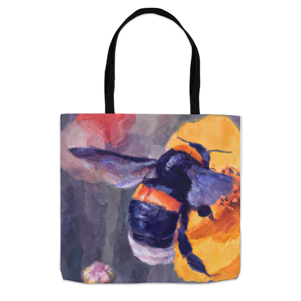 Color Bee 5 Tote Bag Shopping Totes bee tote bag Color Bee 5 gift for bee lover original art tote bag totes zero waste bag