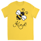 Bee Kind Unisex Adult T-Shirt Daisy Shirts & Tops apparel