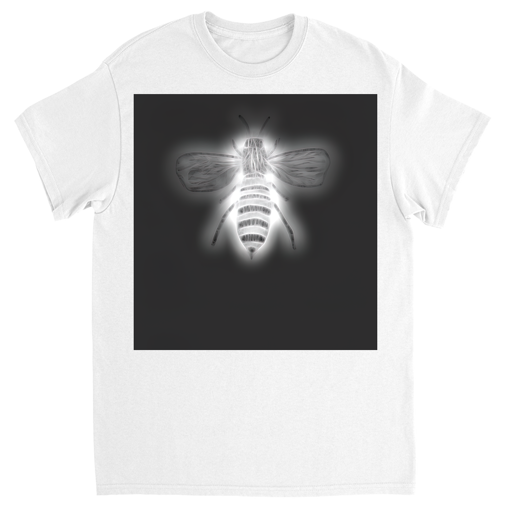 Negative Bee Unisex Adult T-Shirt White Shirts & Tops apparel