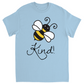 Bee Kind Unisex Adult T-Shirt Light Blue Shirts & Tops apparel