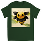 Smiling Paper Bee Unisex Adult T-Shirt Forest Green Shirts & Tops apparel Smiling Paper Bee