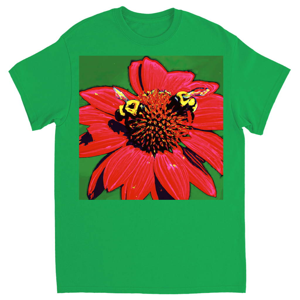 Red Sun Bees T-Shirt Irish Green Shirts & Tops apparel Red Sun Bees