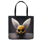 Zombie Bee Halloween Tote Bag 16x16 inch Shopping Totes bee tote bag gift for bee lover halloween original art tote bag totes zero waste bag