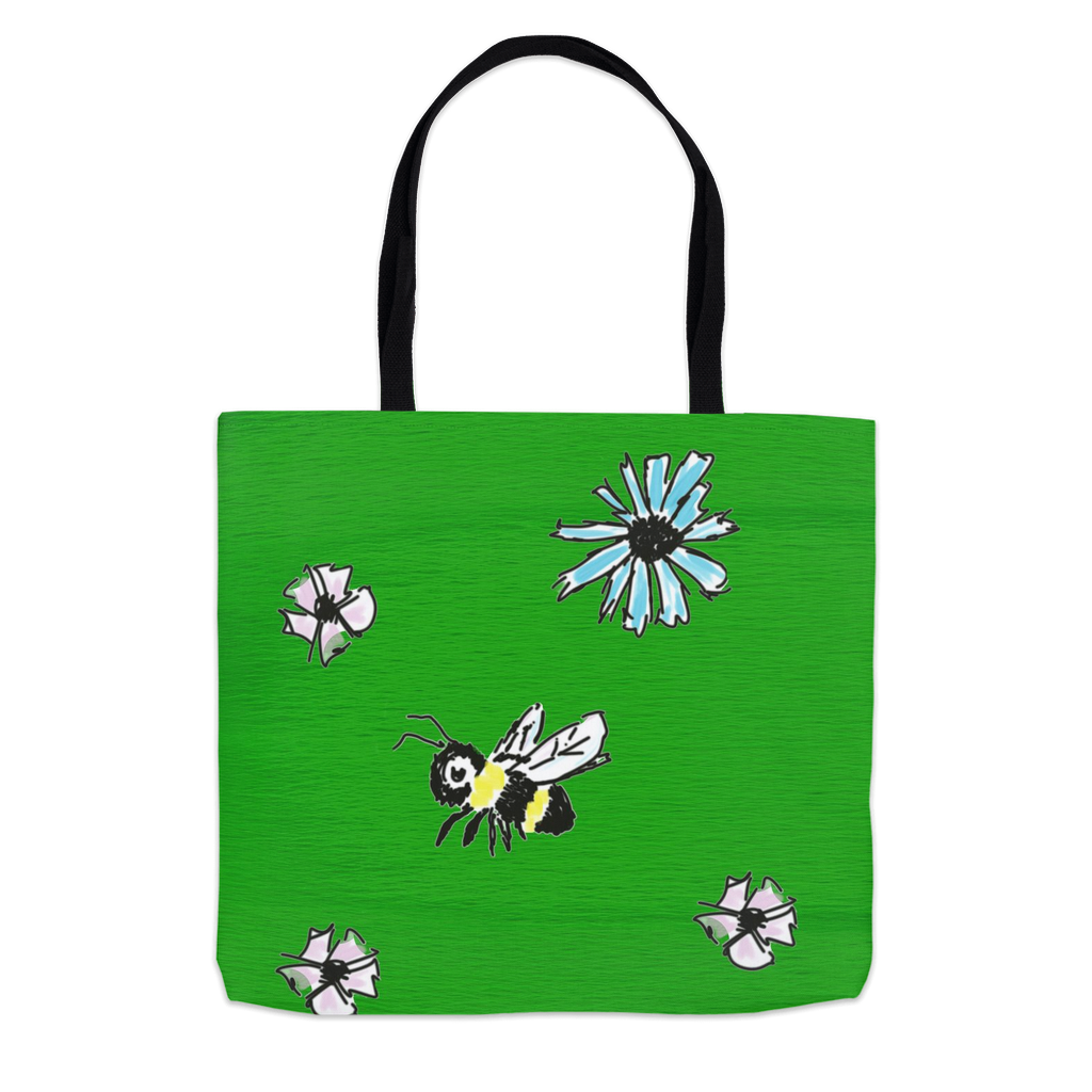 Scratch Drawn Bee Tote Bag Shopping Totes bee tote bag gift for bee lover original art tote bag Scratch Drawn Bee totes zero waste bag