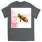 Rustic Bee Gathering Unisex Adult T-Shirt Charcoal Shirts & Tops apparel