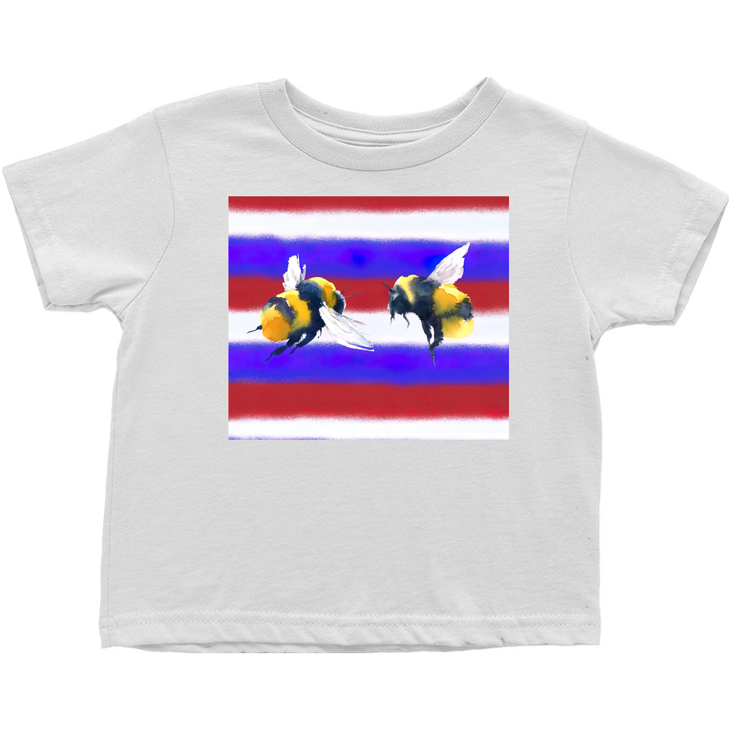 American Bees Toddler T-Shirt White Baby & Toddler Tops apparel