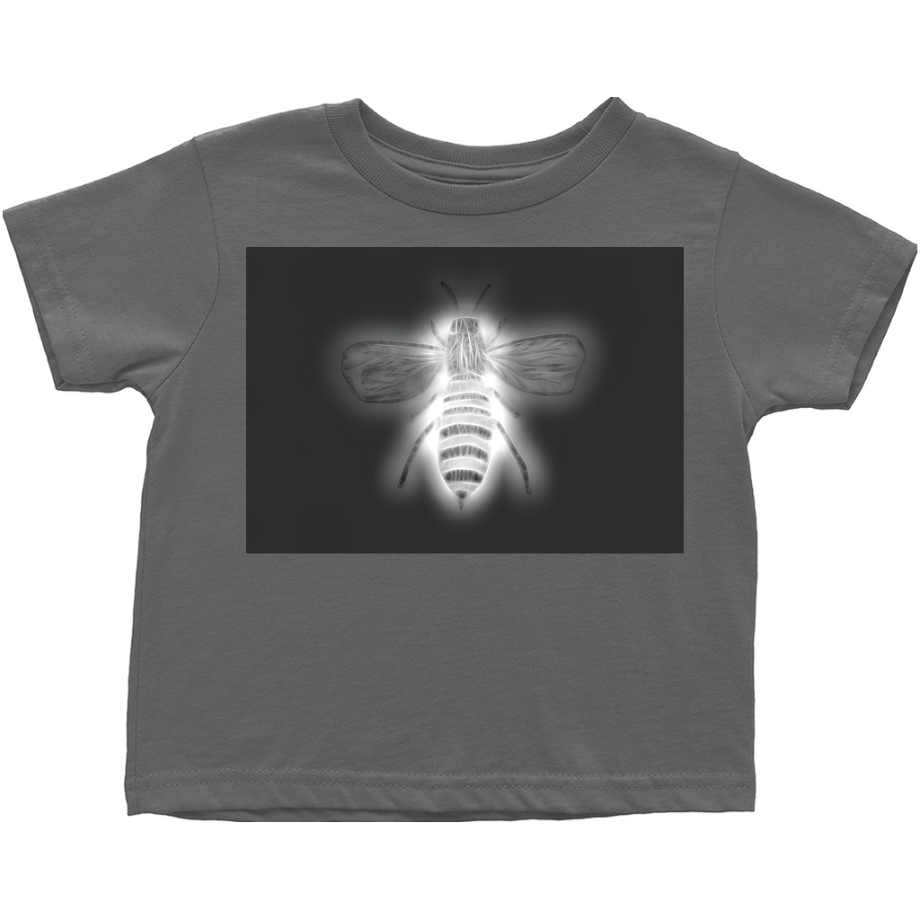 Negative Bee Toddler T-Shirt Charcoal Baby & Toddler Tops apparel