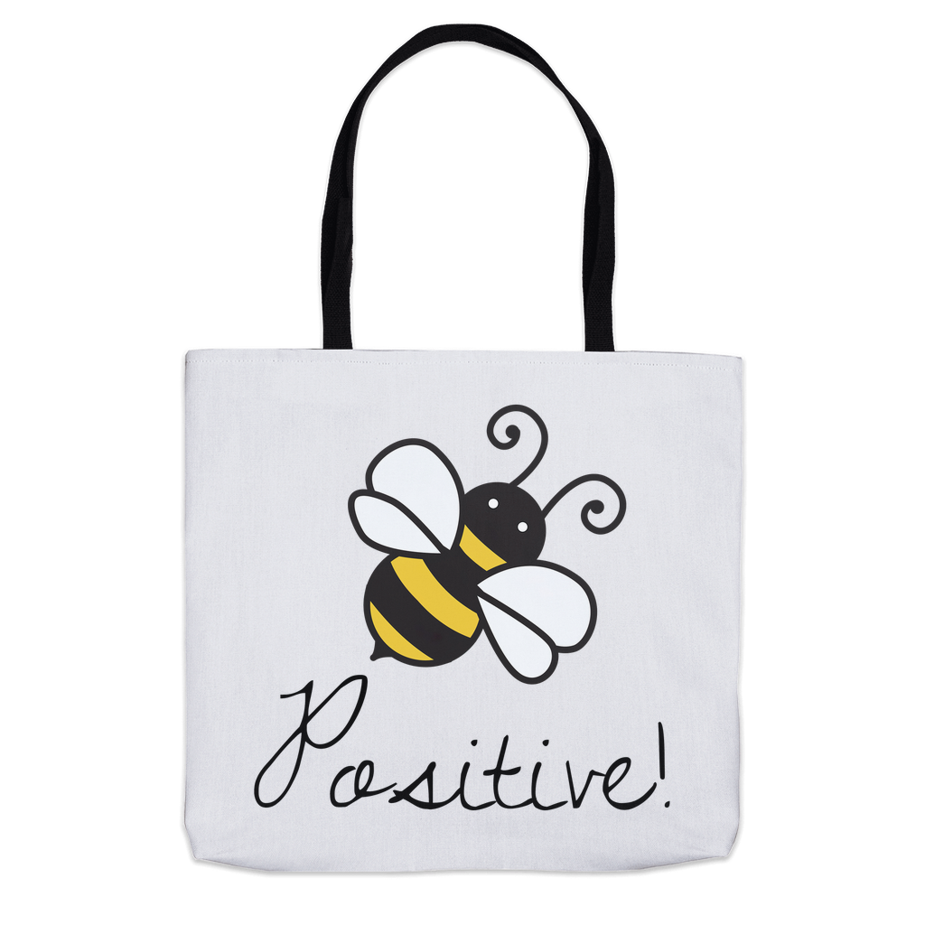 Bee Positive Tote Bag Shopping Totes bee tote bag gift for bee lover gifts original art tote bag totes zero waste bag