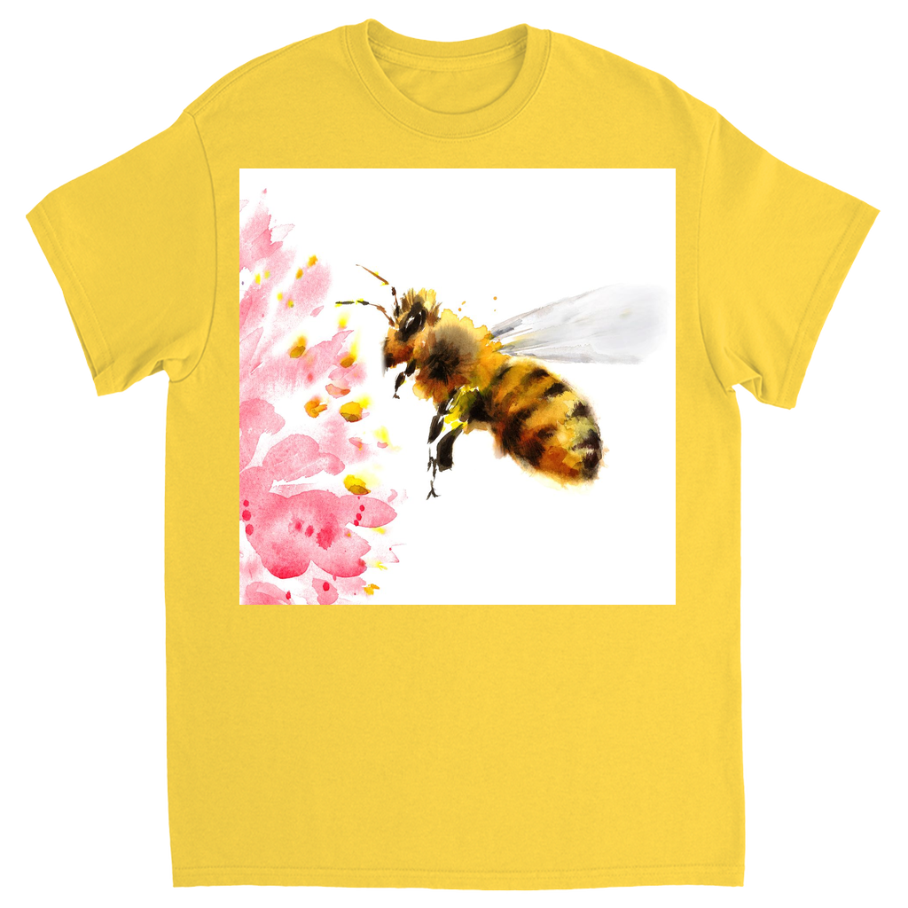 Rustic Bee Gathering Unisex Adult T-Shirt Daisy Shirts & Tops apparel