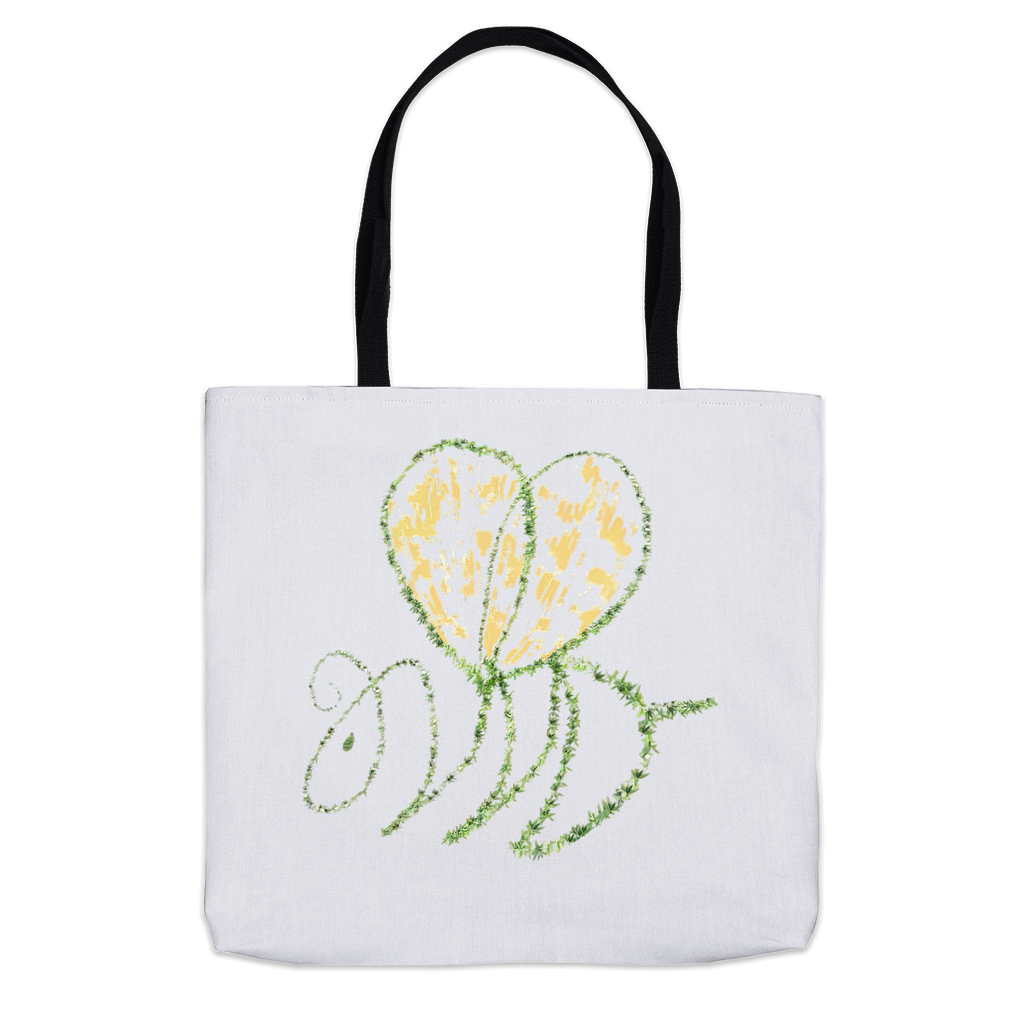 Leaf Bee Tote Bag Shopping Totes bee tote bag gift for bee lover original art tote bag zero waste bag