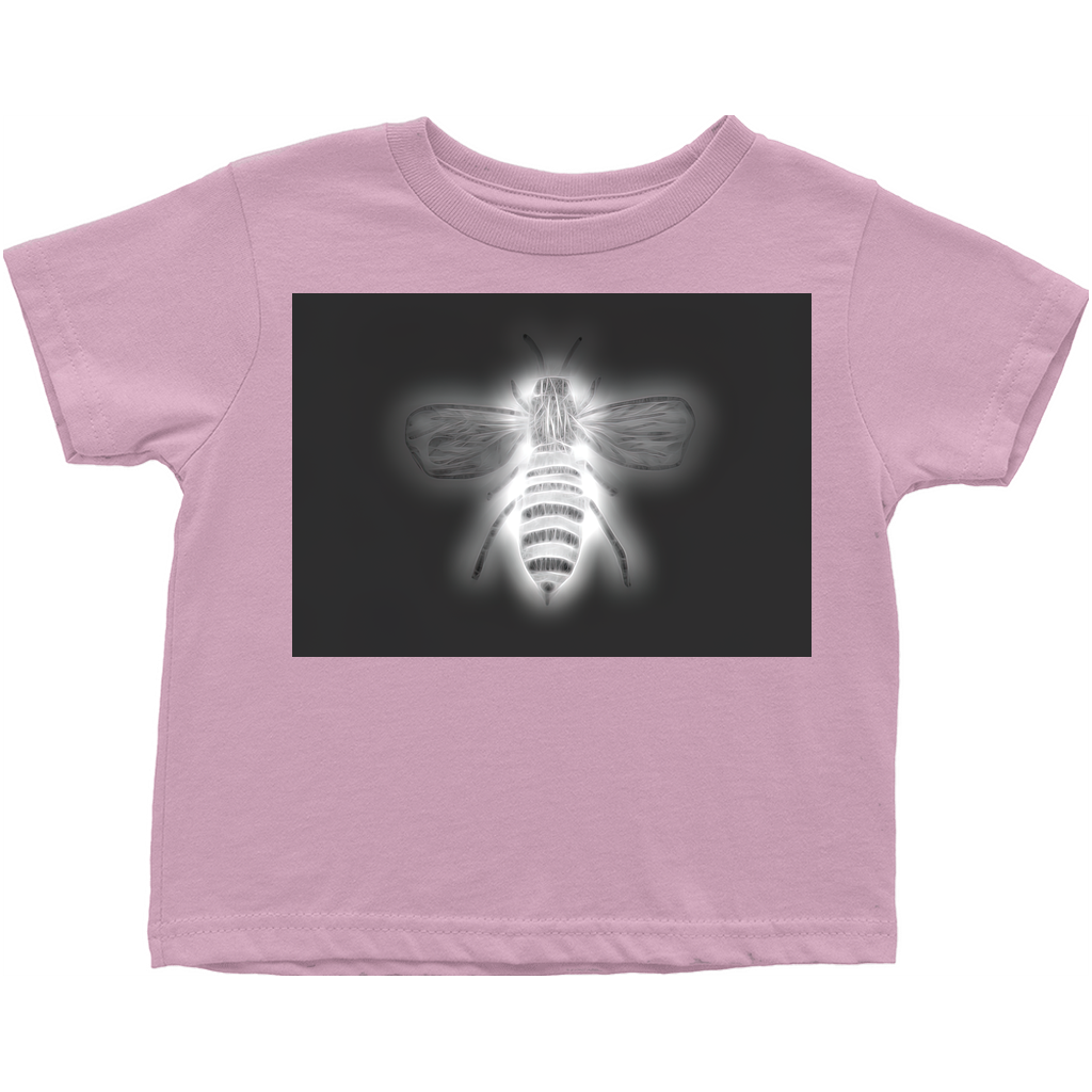 Negative Bee Toddler T-Shirt Pink Baby & Toddler Tops apparel