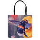Color Bee 5 Tote Bag 18x18 inch Shopping Totes bee tote bag Color Bee 5 gift for bee lover original art tote bag totes zero waste bag