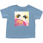 Cheerful Bees Toddler T-Shirt Light Blue Baby & Toddler Tops apparel