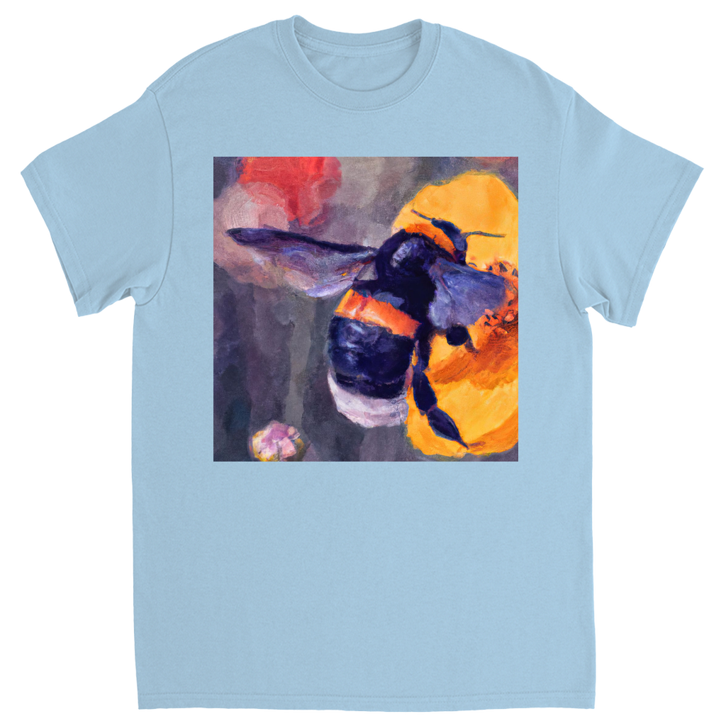 Color Bee 5 Unisex Adult T-Shirt Light Blue Shirts & Tops apparel Color Bee 5