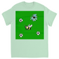 Scratch Drawn Bee 2 T-Shirt Mint Shirts & Tops apparel Scratch Drawn Bee
