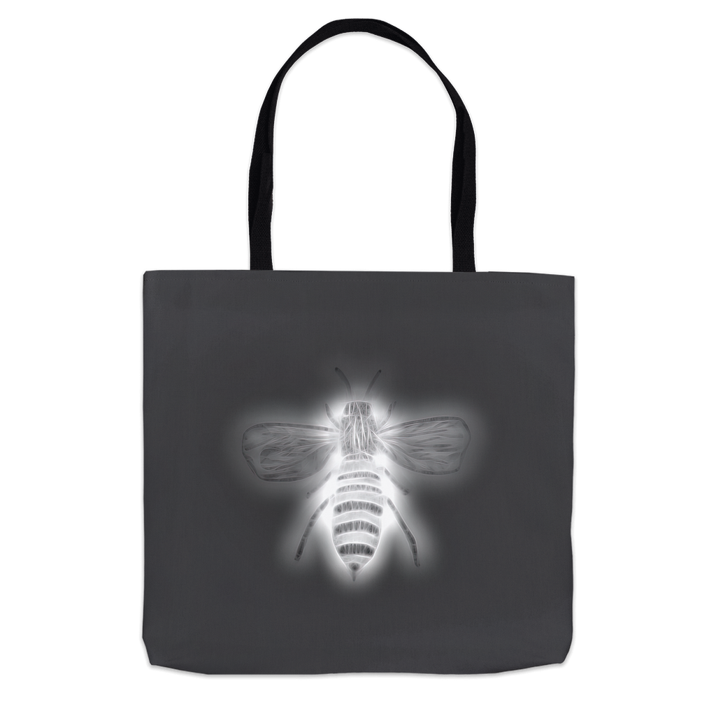 Negative Bee Tote Bag 16x16 inch Shopping Totes bee tote bag gift for bee lover original art tote bag zero waste bag