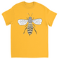 Furry Pet Bee Unisex Adult T-Shirt Gold Shirts & Tops apparel