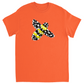 Graphic Bee Unisex Adult T-Shirt Orange Shirts & Tops