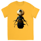 Scary Bee Man Halloween Unisex Adult T-Shirt Gold Shirts & Tops halloween