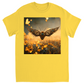 Metal Flying Steampunk Bee Unisex Adult T-Shirt Daisy Shirts & Tops apparel Metal Flying Steampunk Bee